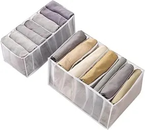 7 Grids Washable Wardrobe Clothes Mini Organizer 32x22x18