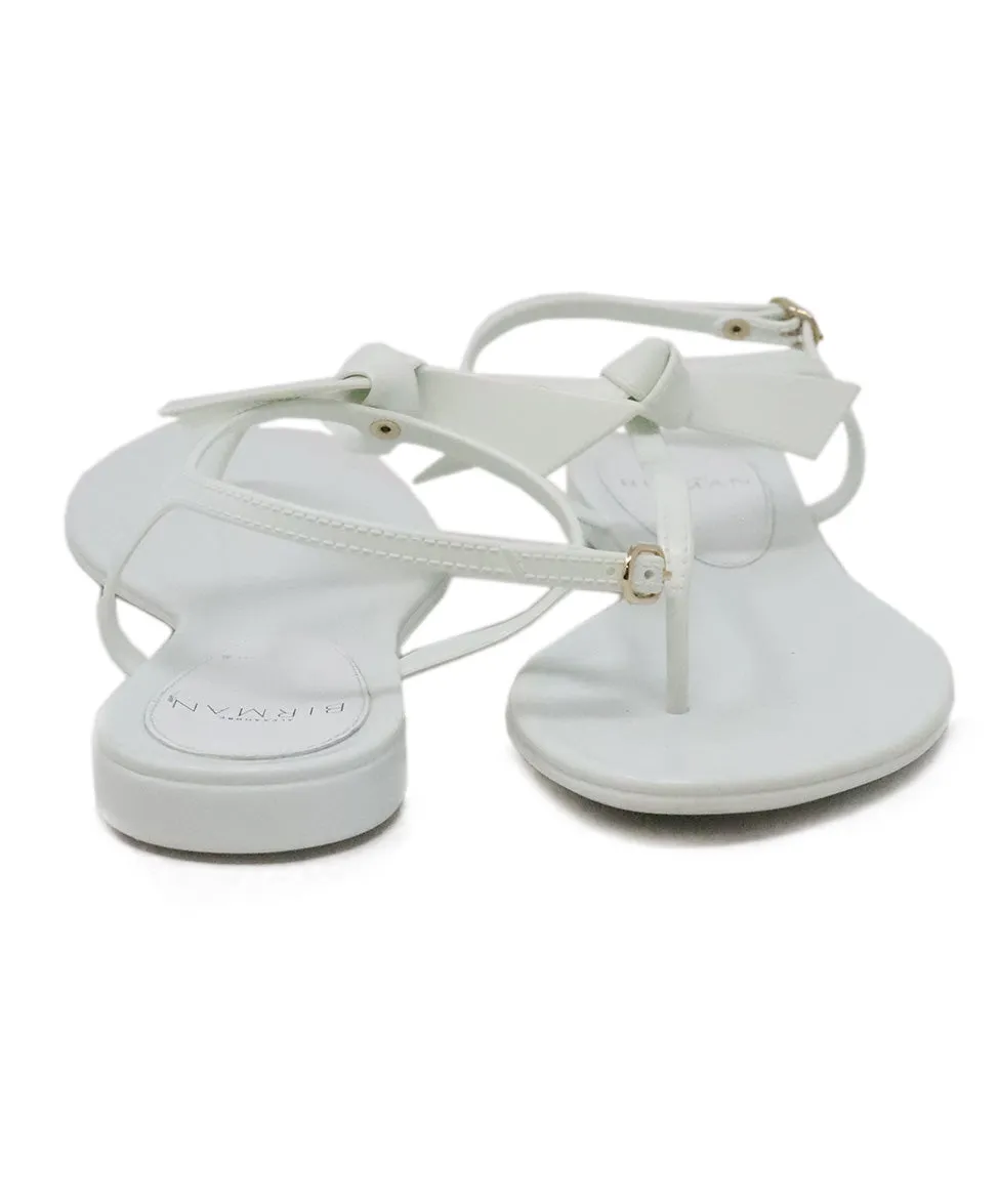 Alexandre Birman White Rubber Sandals sz 5