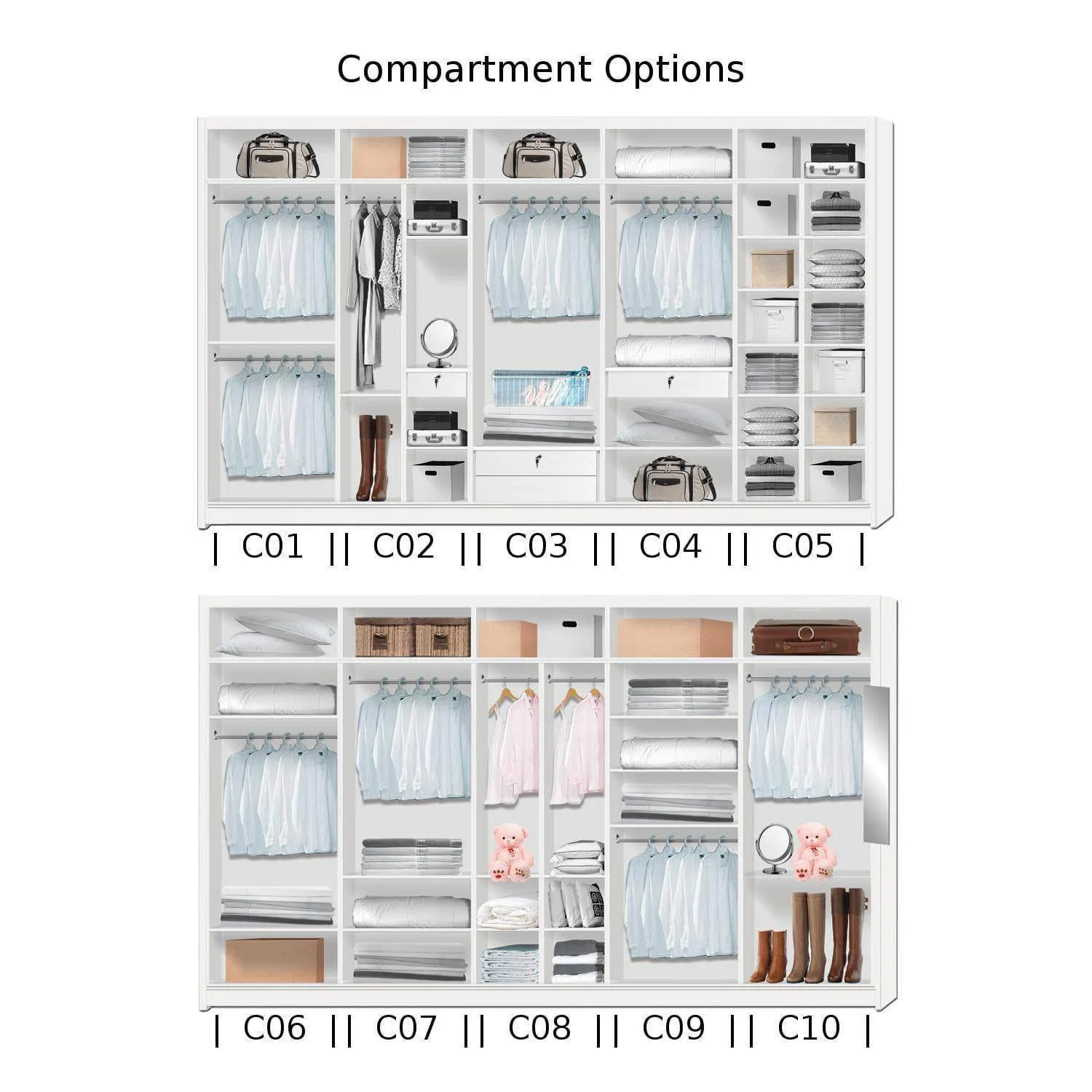 Amity Modular Wardrobe A10