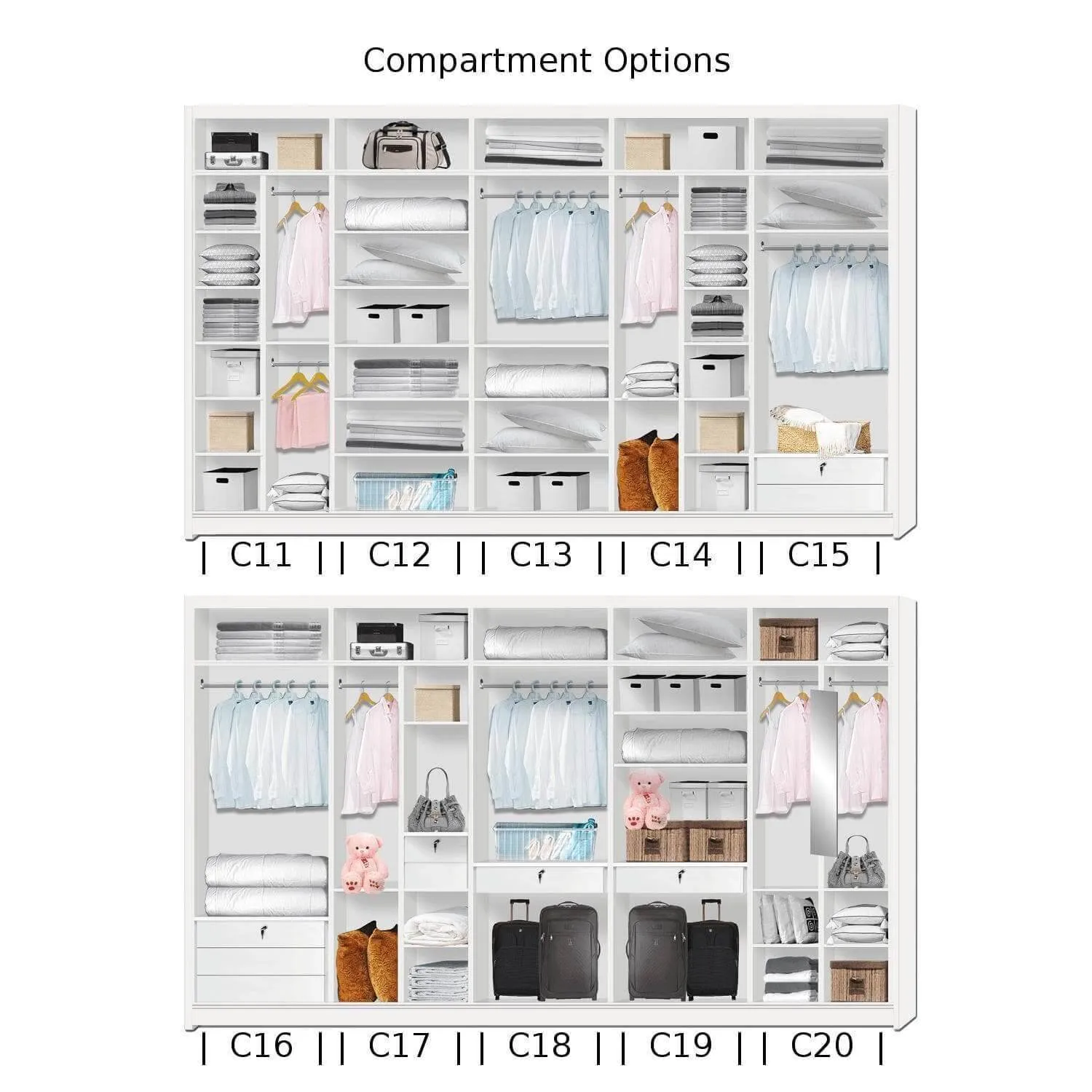 Amity Modular Wardrobe A10