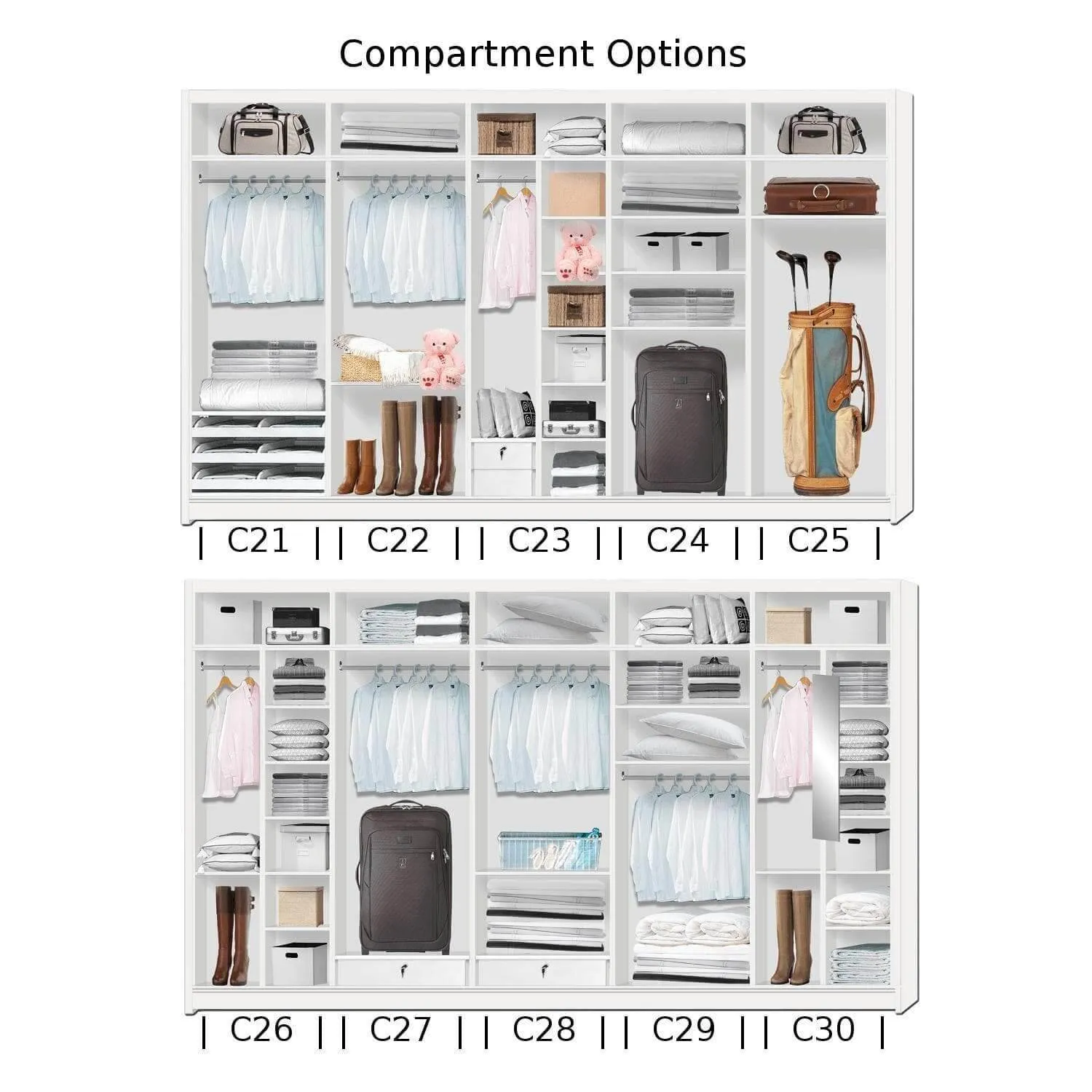 Amity Modular Wardrobe A26