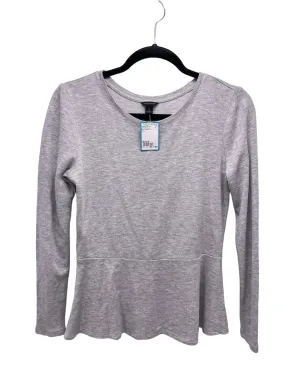 Ann Taylor Misses Size Small Grey LS Casual