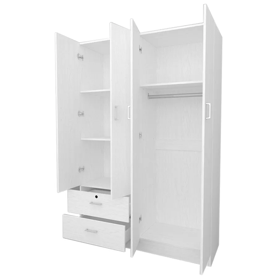 Averie 4 Door with 2 Drawer Wardrobe