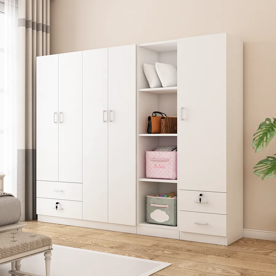 Averie 4 Door with 2 Drawer Wardrobe