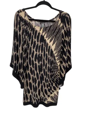 Bisou Bisou Misses Size 8 Brown Print Casual