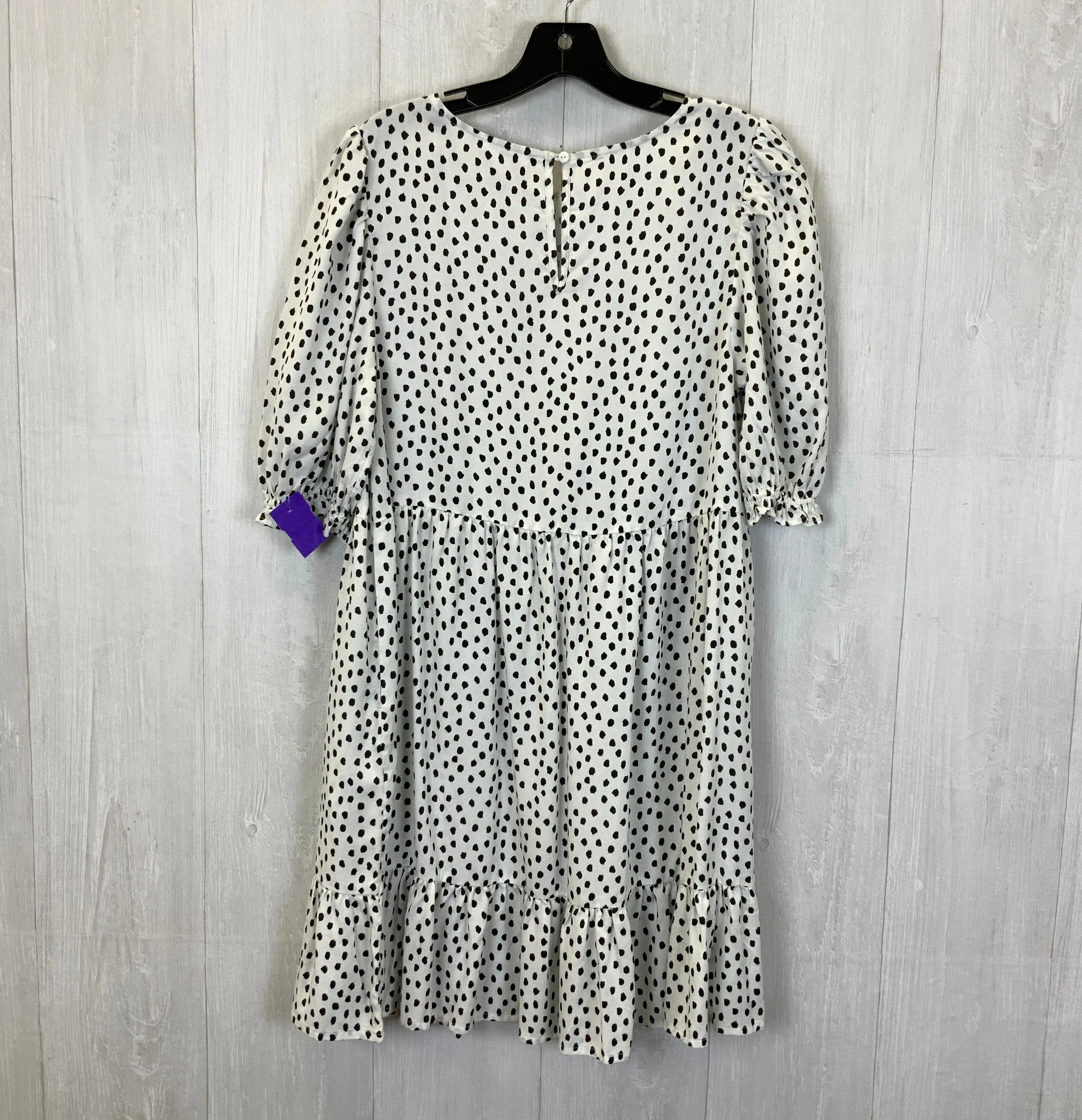 Black & White Dress Casual Short Clothes Mentor, Size Xs