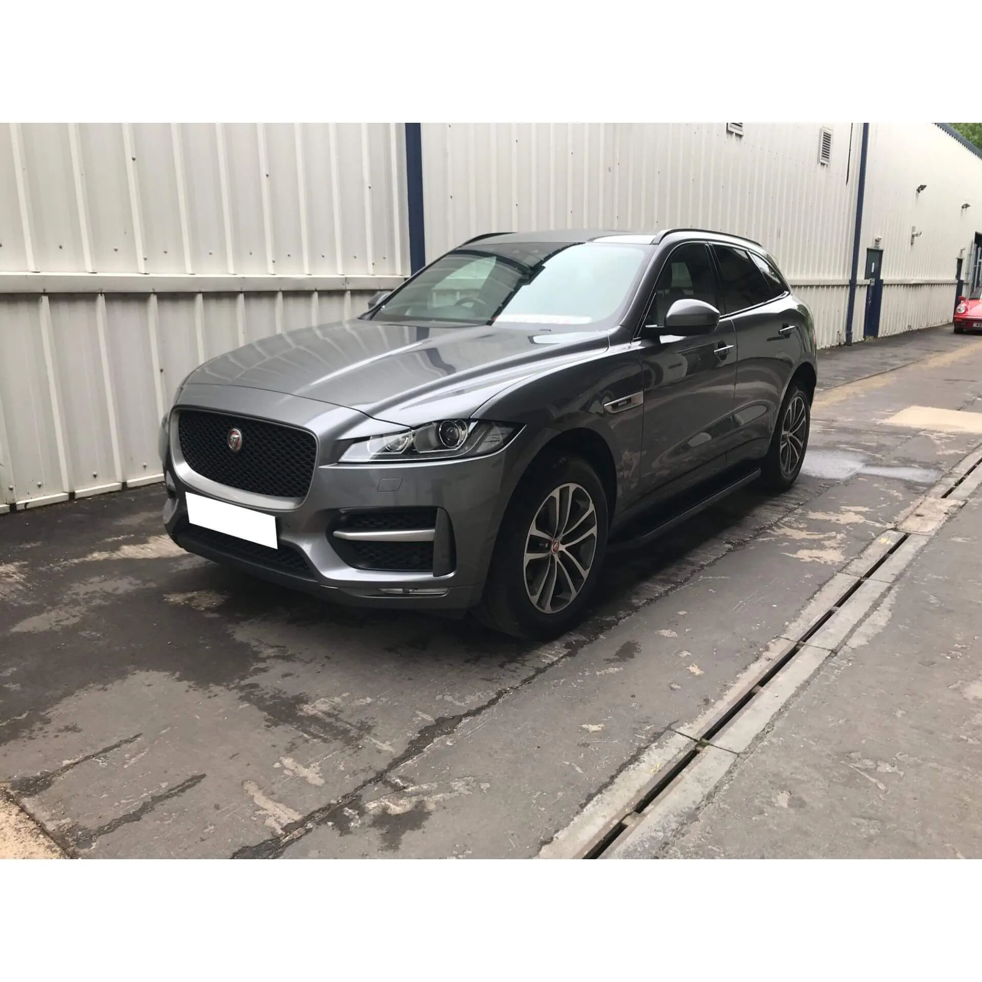 Black Raptor Side Steps Running Boards for Jaguar F-PACE 2016 