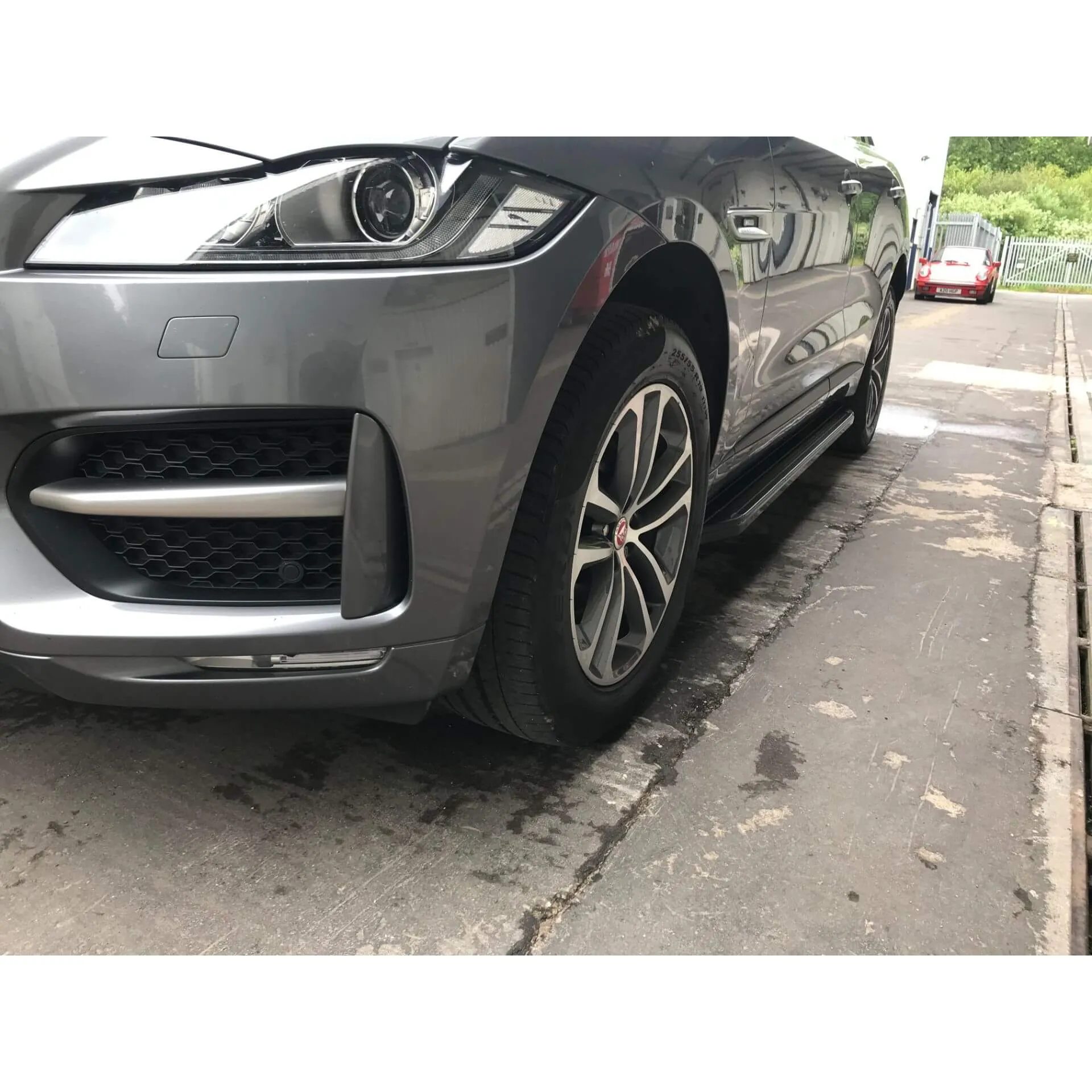 Black Raptor Side Steps Running Boards for Jaguar F-PACE 2016 