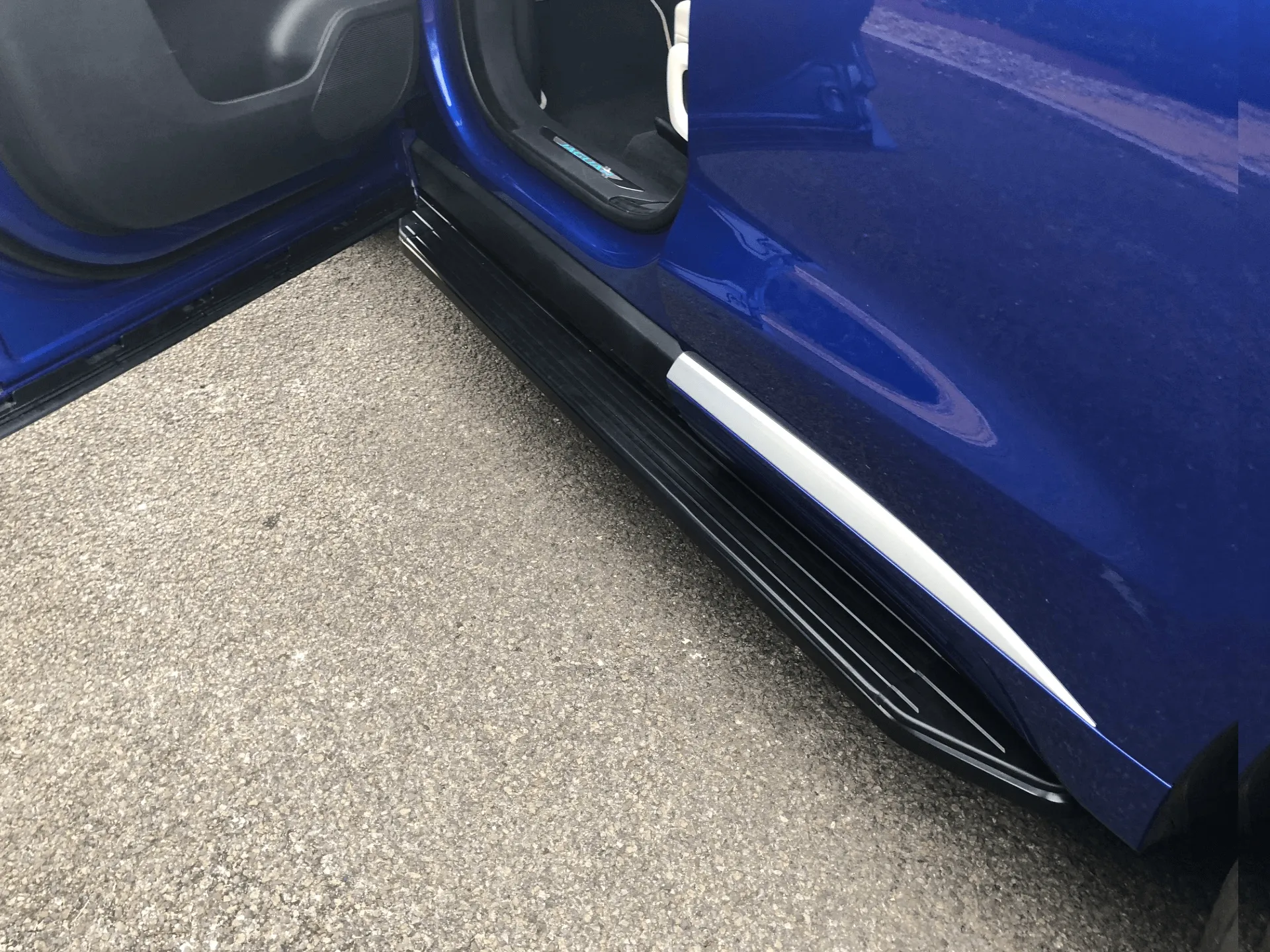 Black Raptor Side Steps Running Boards for Jaguar F-PACE 2016 