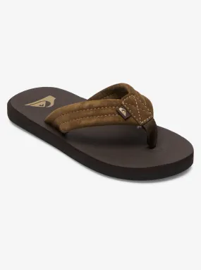 Boys 8-16 Carver Suede Core Sandals - Brown 1