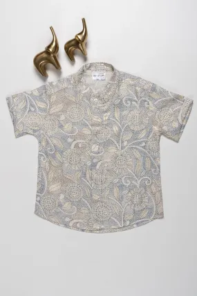 Boys Ethnic Rayon Floral Print Shirt - Comfortable Lightweight Casual Wear