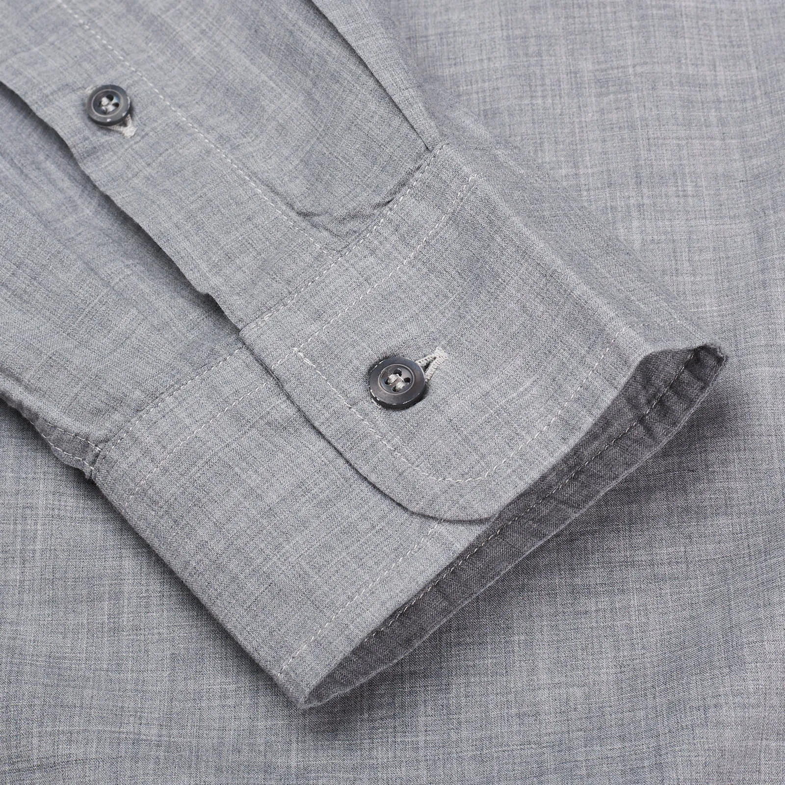 BRUNELLO CUCINELLI Gray Cotton Leisure Fit Casual Military Shirt NEW XL all