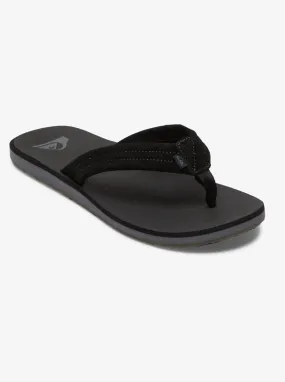 Carver Suede Core Sandals - Black 1