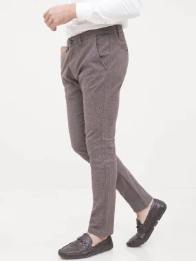 CASUAL PANT CROSS POCKET SLIM FIT RUST GREY