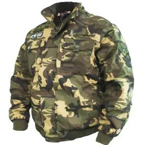 Cool Casual Cotton Camo Thick Men's Jacket