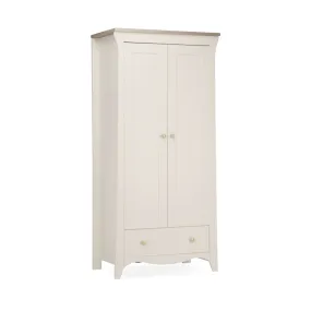 CuddleCo Clara 2 Door Double Wardrobe Cashmere