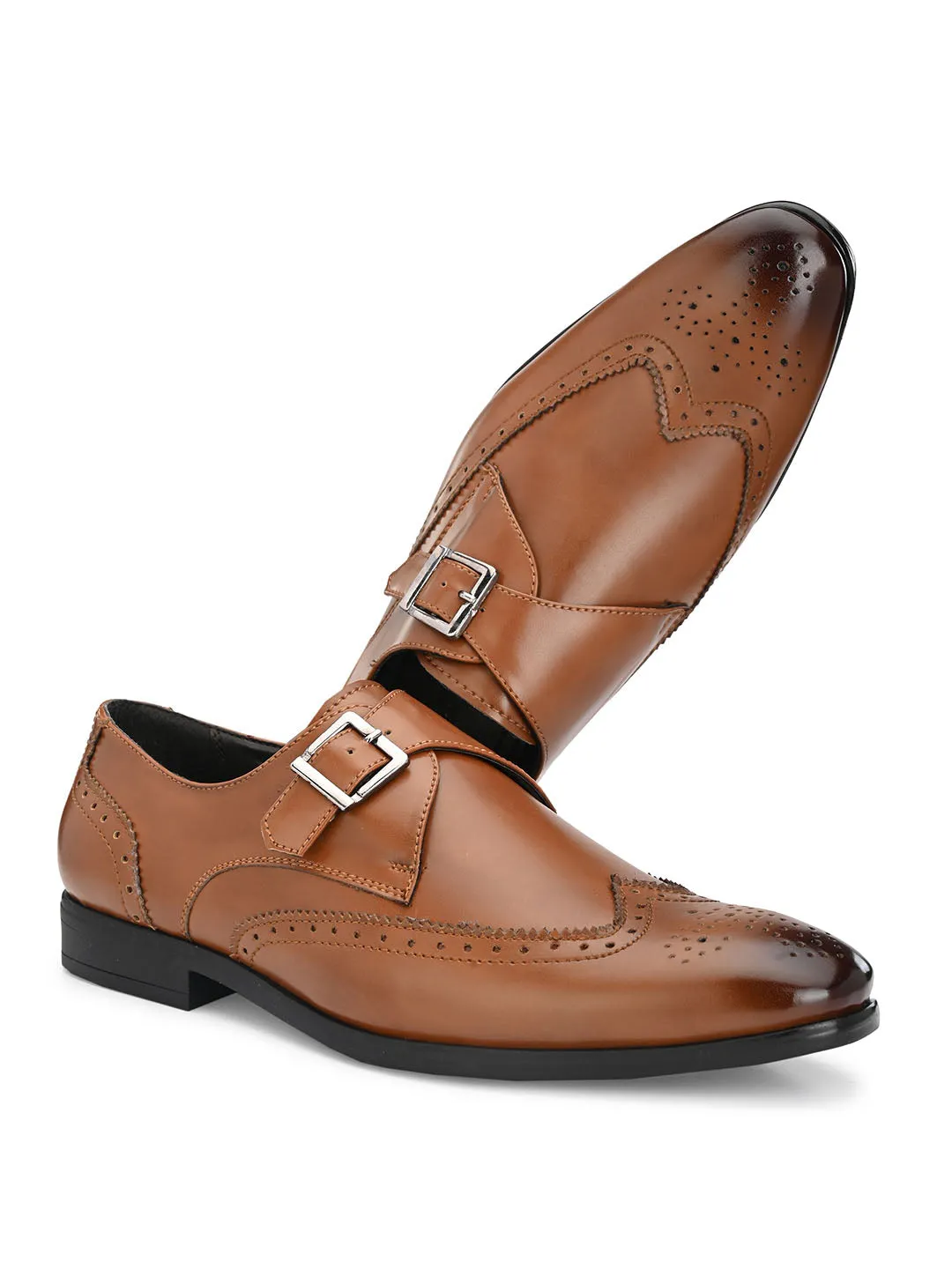 Dario Tan Single Monk Shoes