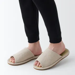 Igusa Open Toe Slippers