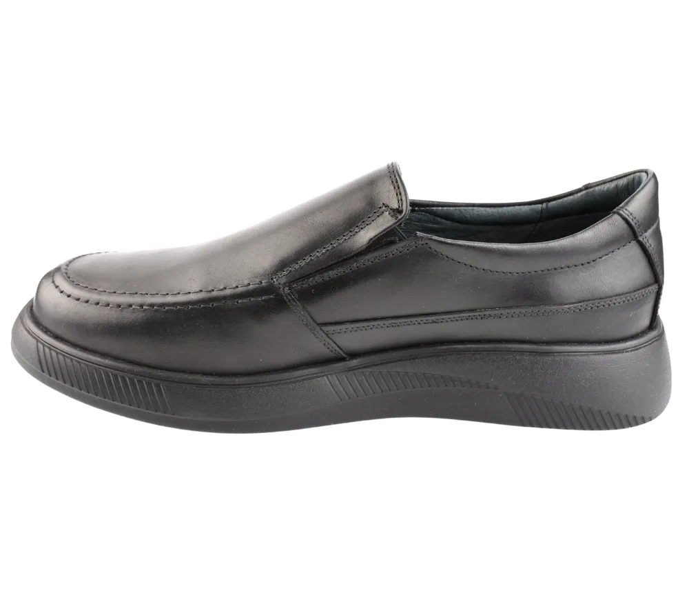 Pantofi casual, barbati, CATALI, 212530 negru, piele naturala