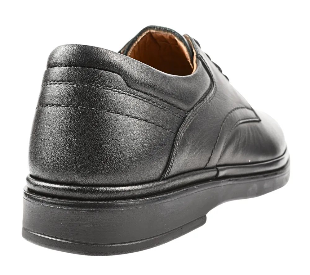 Pantofi casual, barbati, GORETTi, B36-0327 negru, piele naturala