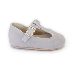 z Baby Toddler Shoes  Paris T-Bar Grey Mist