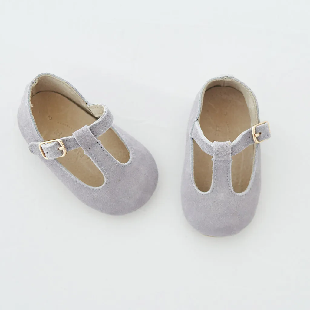 z Baby Toddler Shoes  Paris T-Bar Grey Mist